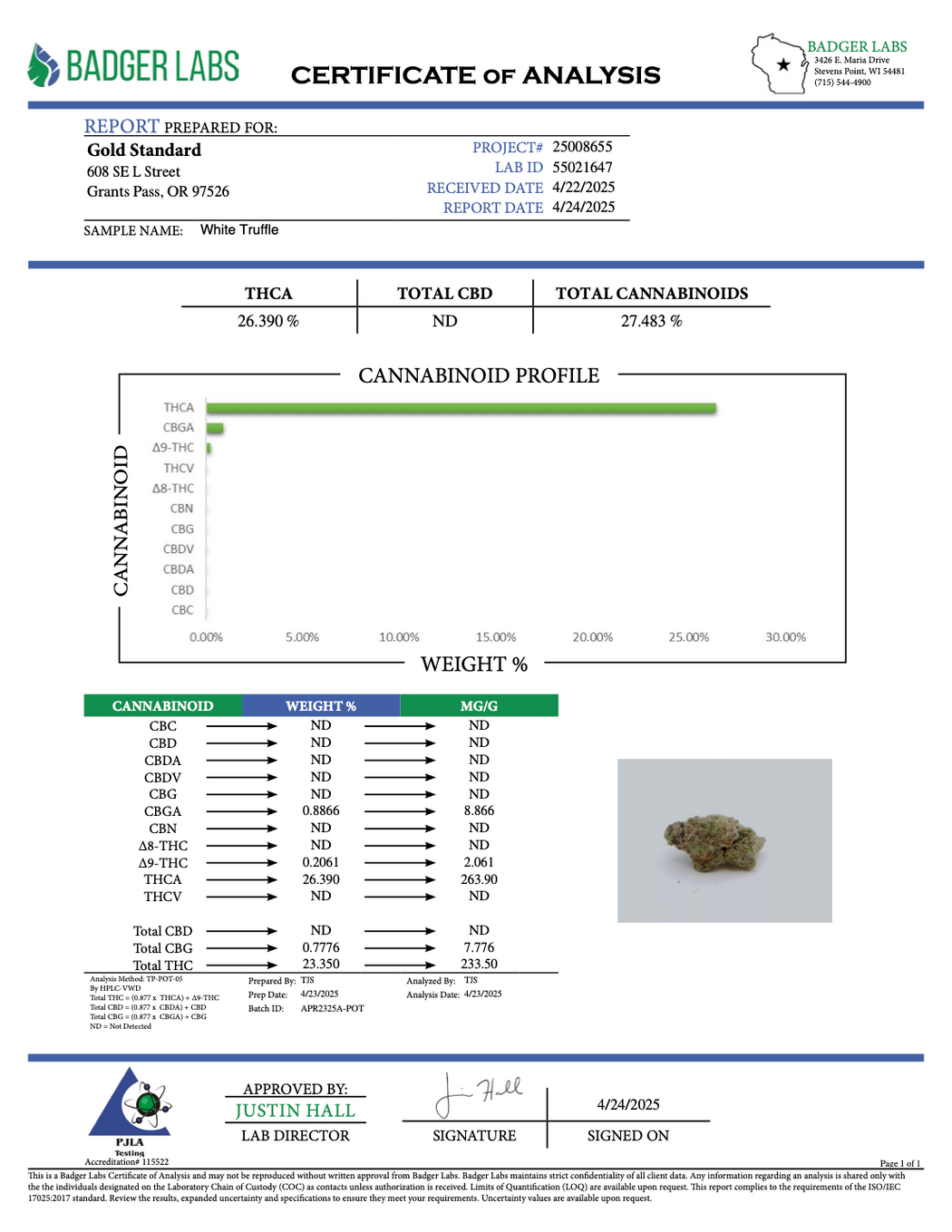 White Truffle - THCA BULK FLOWER - EXOTIC INDOOR
