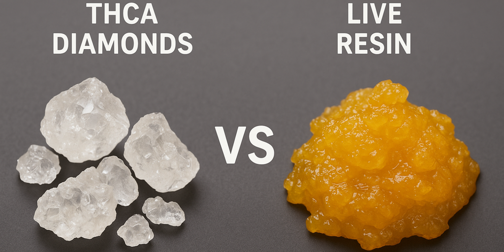 THCA Diamonds Vs Live Resin