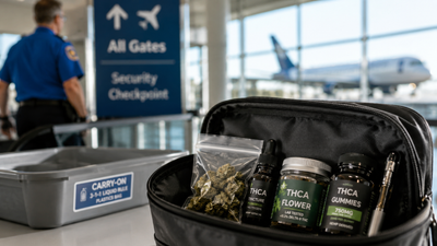 Can You Fly With THCA in 2026? What Travelers Need to Know Before They Board