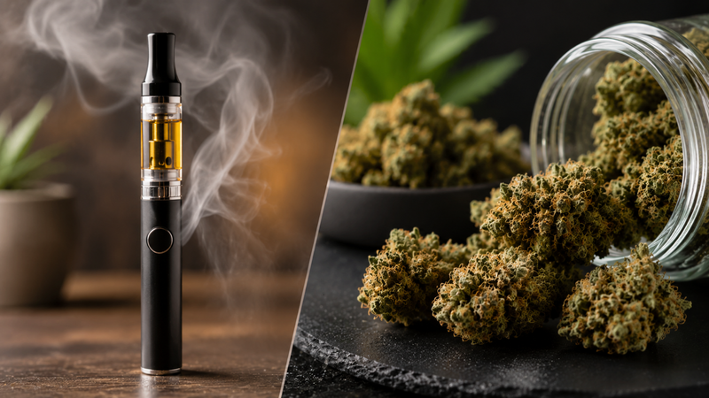 vape to smoke flower Pen vs. High: What's the Difference in 2026 How to Charge a hhch Colour:Midnight Black