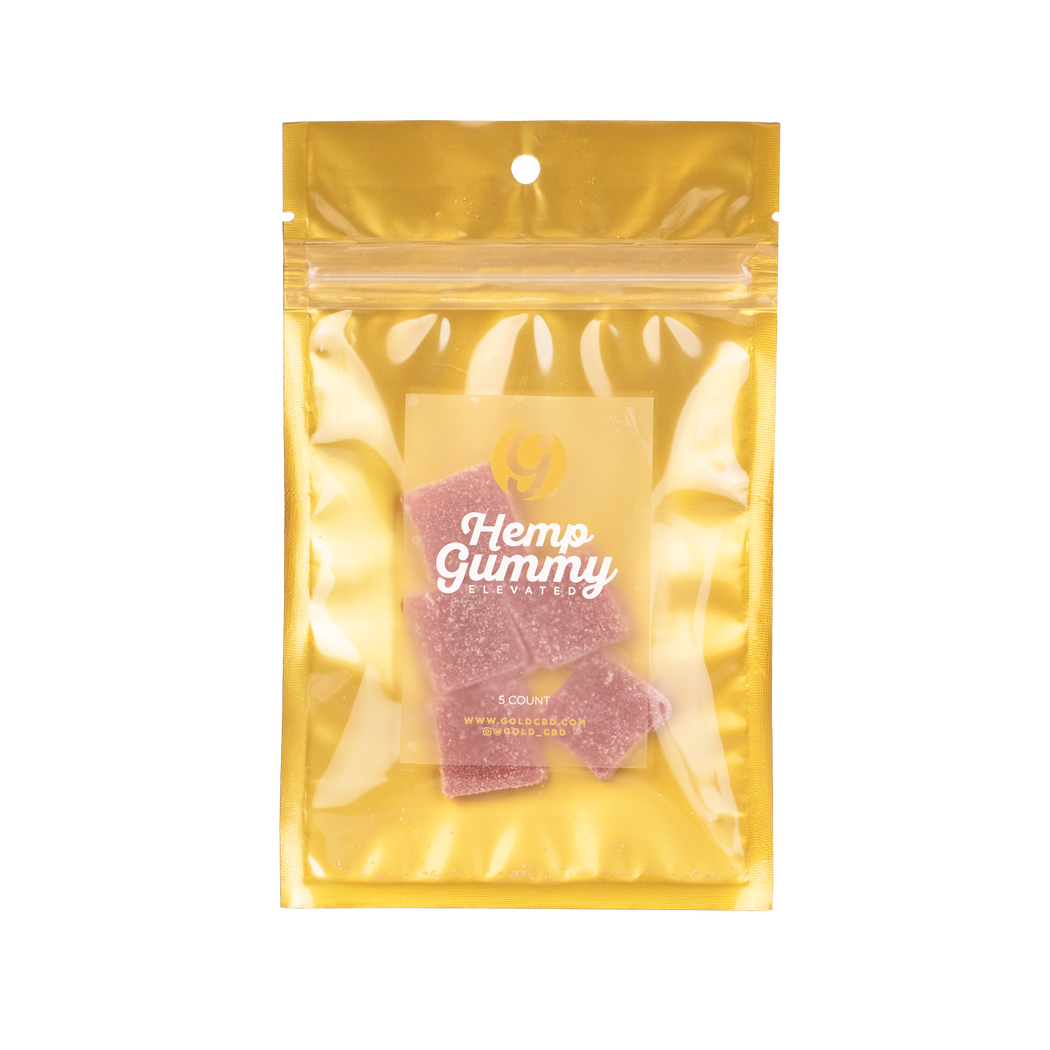 DELTA-8 Terpene Infused HEMP GUMMY GUSHER 200MG - 5 COUNT BAG