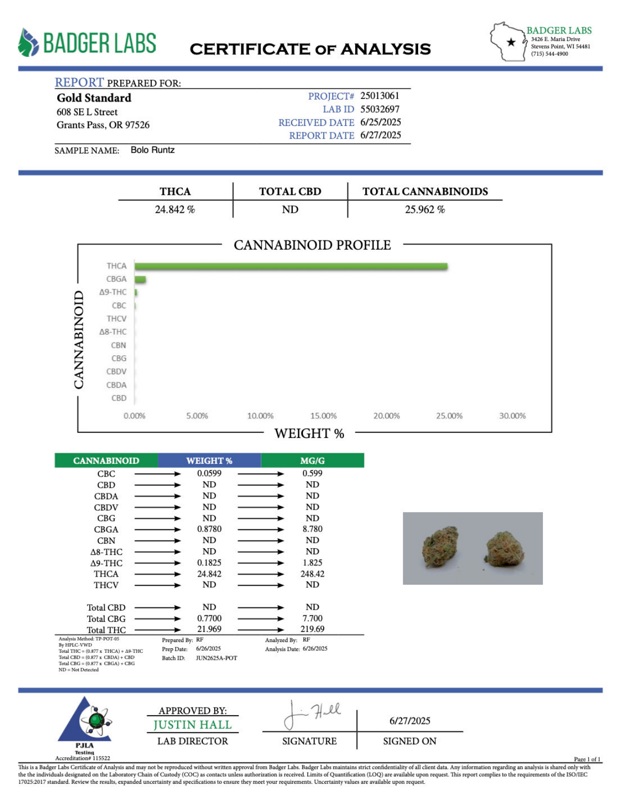 Bolo Runtz - THCA BULK Flower - Indoor Exotic