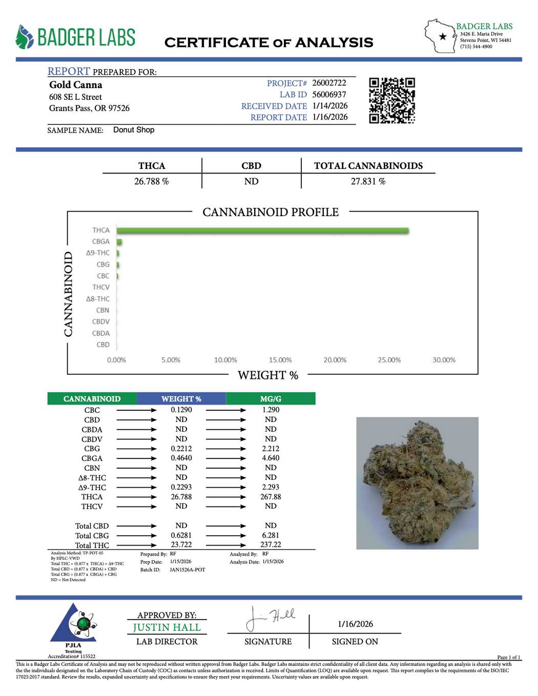 Donut Shop - THCA BULK FLOWER - TOP SHELF