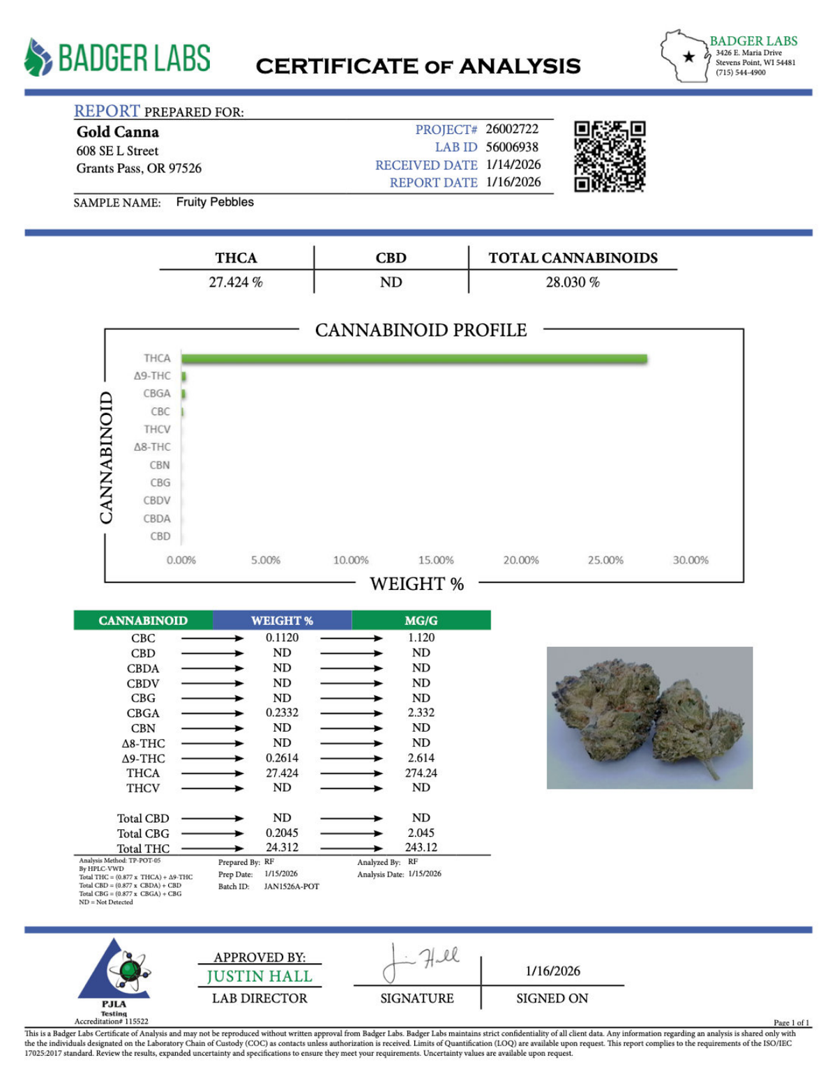 Fruity Pebbles - THCA BULK Flower - Greenhouse