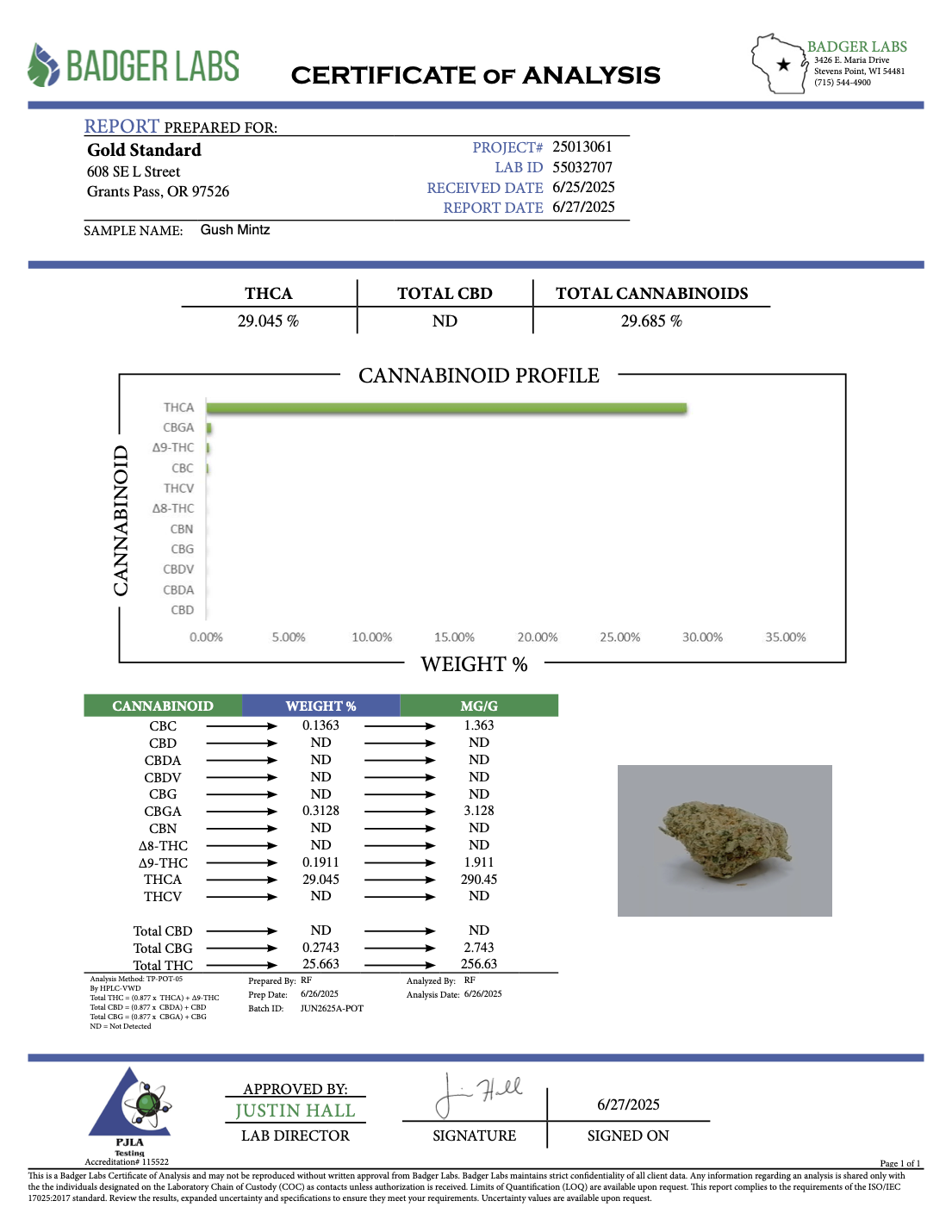 Gush Mintz - THCA BULK Flower