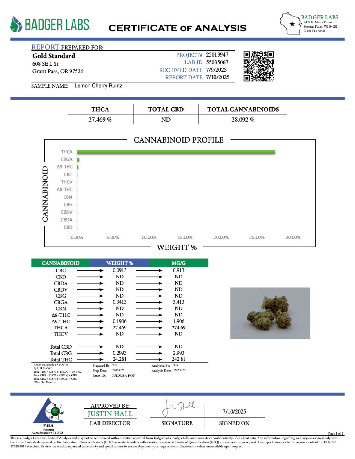 Lemon Cherry Runtz - THCA Flower - Indoor Exotic