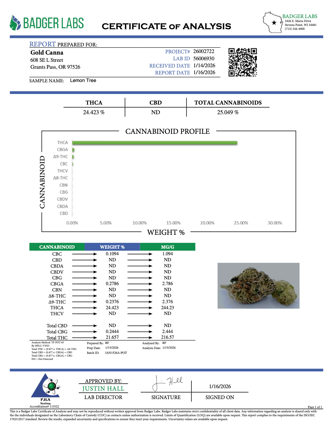 Lemon Tree - 1g - THCA BULK Prerolls