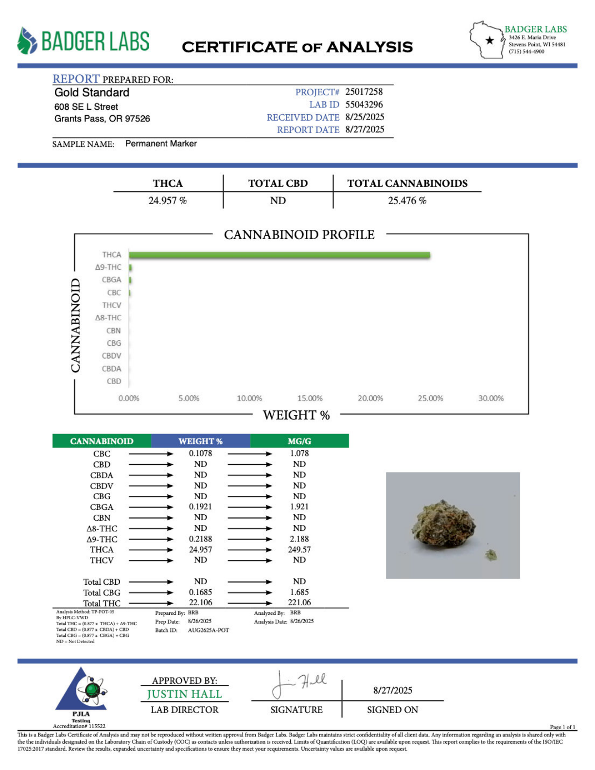 Permanent Marker - THCA BULK Flower - Greenhouse Smalls