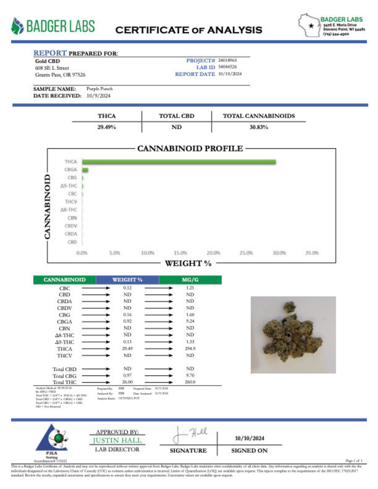 Purple Punch - THCA BULK Flower