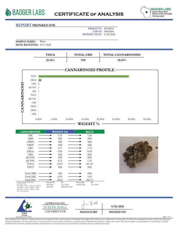 Super Boof - THCA BULK FLOWER - CLASSIC RESERVE