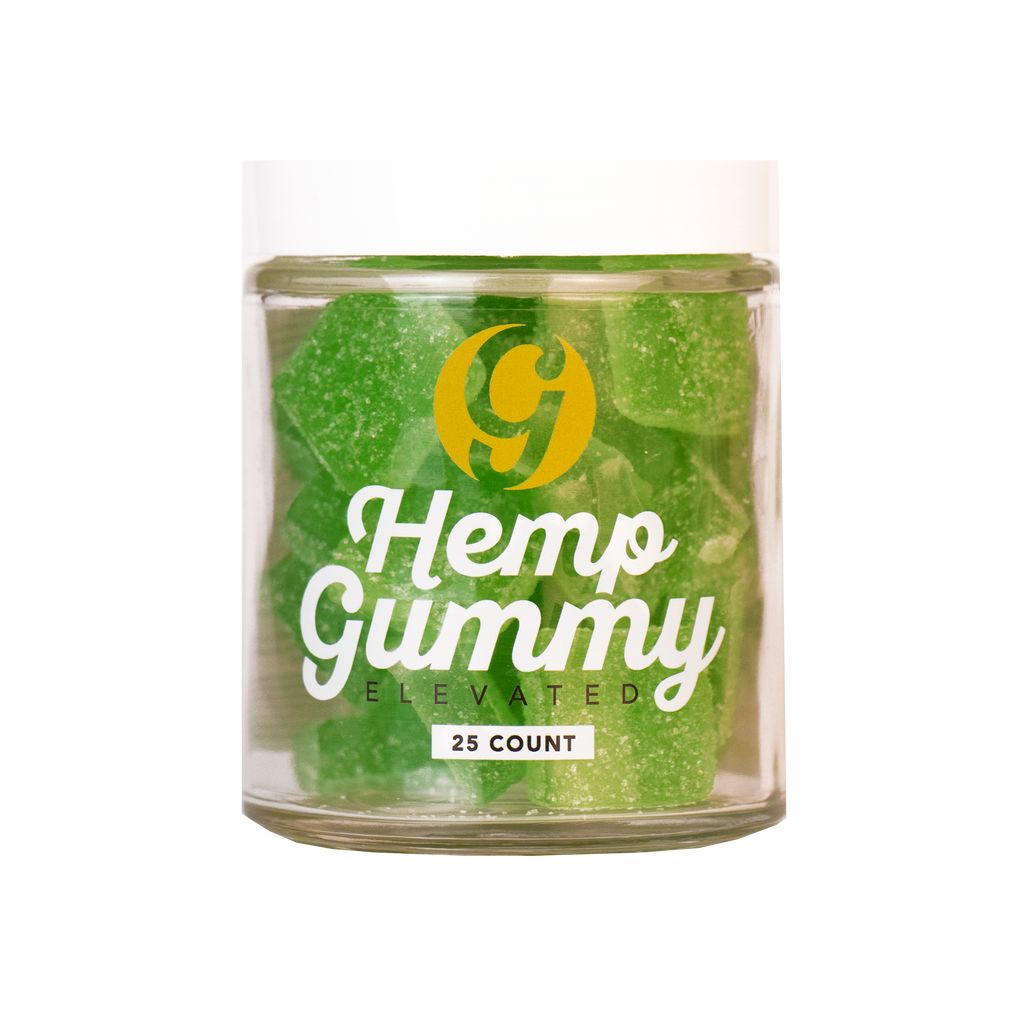 DELTA 9/CBD HEMP GUMMY 25MG - 25 COUNT