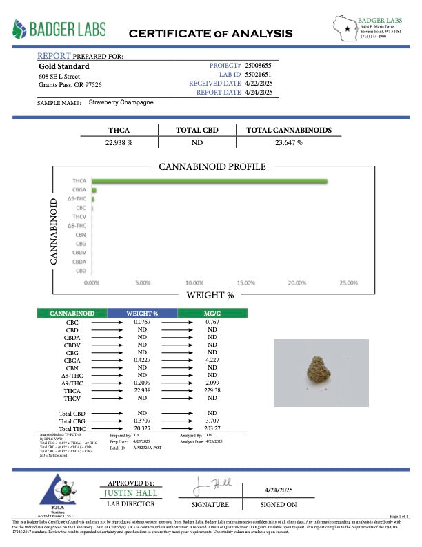 Strawberry Champagne - THCA BULK FLOWER - CLASSIC RESERVE