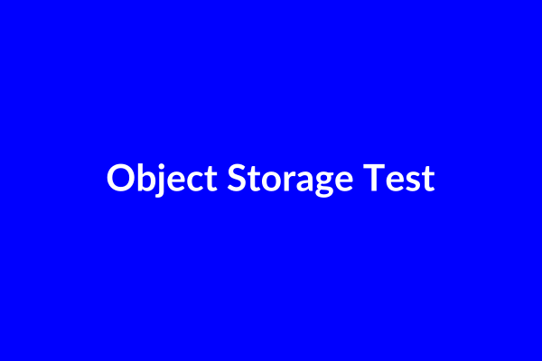 Test image from Object Storage