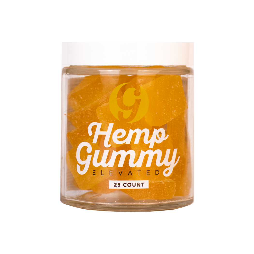 50mg Delta 8 THC Hemp Gummy Elevated 25 Count Jar