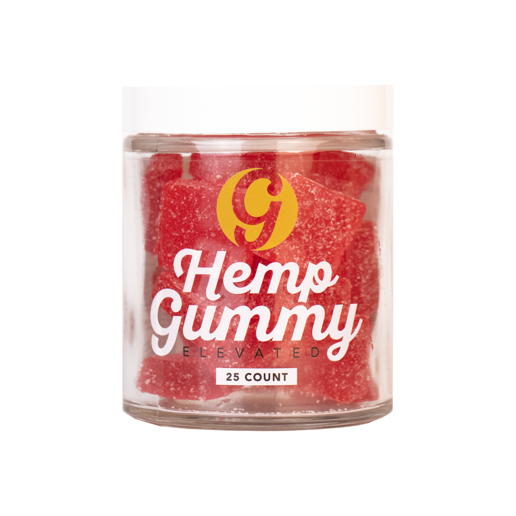 50mg Delta 8 THC Hemp Gummy Elevated 25 Count Jar