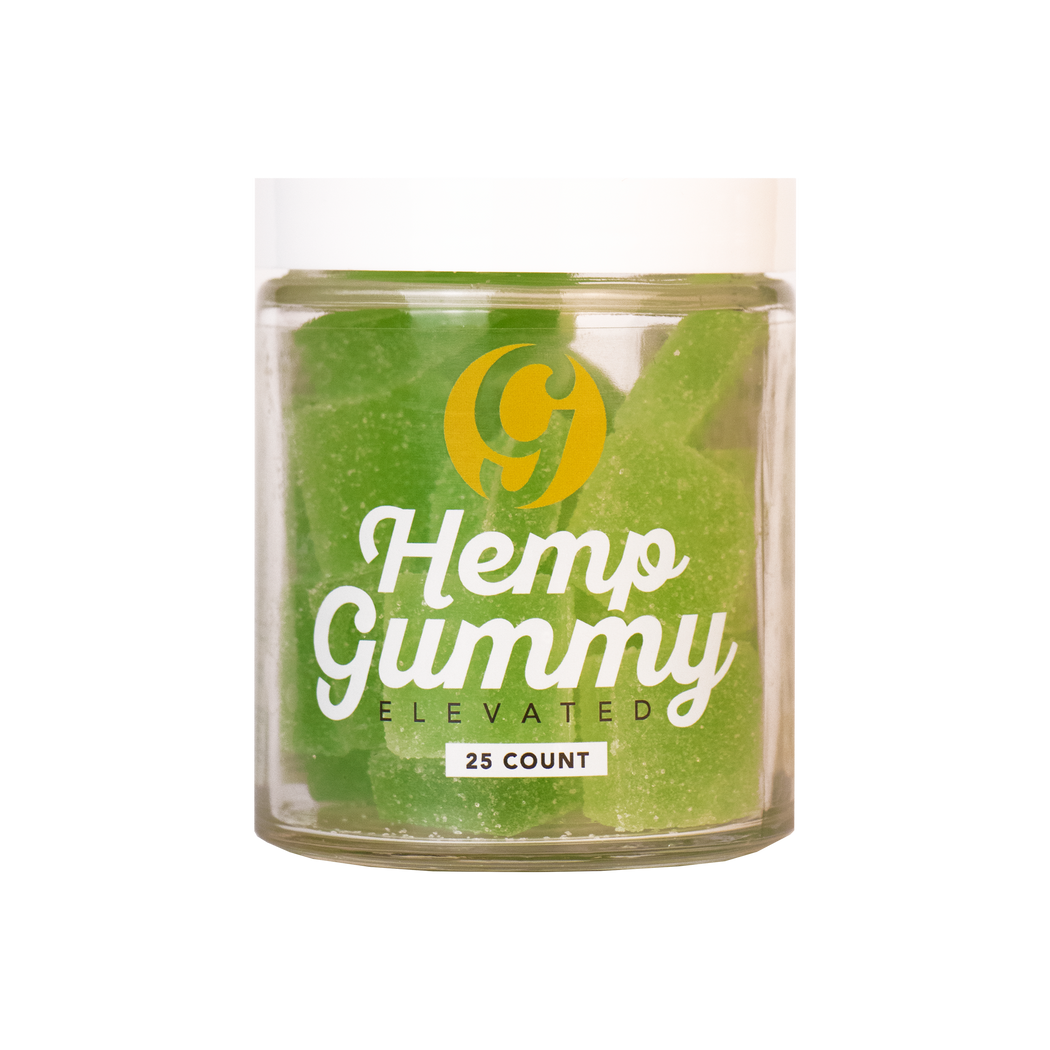 50mg Delta 8 THC Hemp Gummy Elevated 25 Count Jar